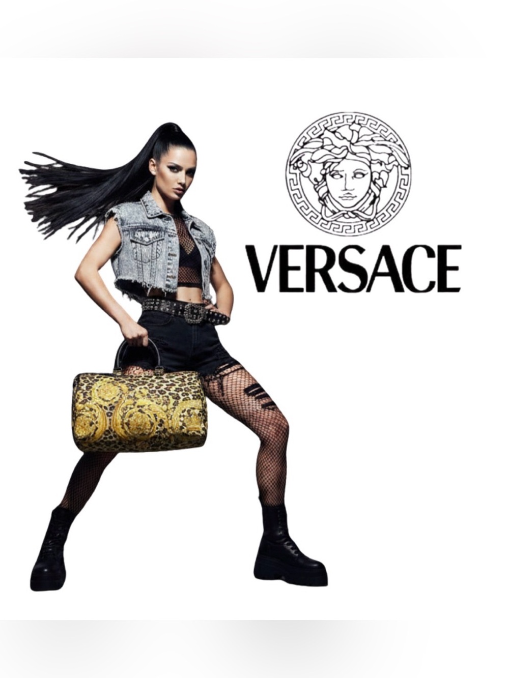 Versace Baroque Boston Bag